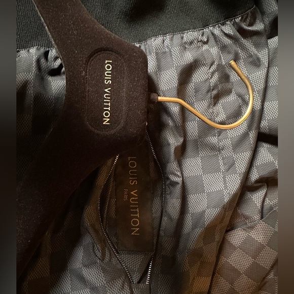 Louis Vuitton black Damier reversible windbreaker - Picture 3 of 6